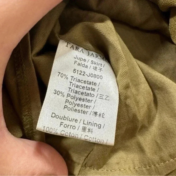 Mademoiselle TARA designed by Tara Jarmon pleated mini skirt 38 (2) - Picture 7 of 10